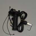 Ebike Full Twist Throttle Fits Ridstar Q20, 48V Plug and Play Throttle 3 Pin Easy Installation, LCD Display with Key Lock, Throttle Grips for Ebike Motorcycle Scooter