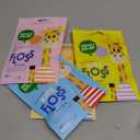 SmartLifeco Eco-Friendly Kids Flossers (200ct) - Dental Floss Picks for Children Made with Straw Wheat, Fluoride & PFA Free, Toothpick Flossing Sticks for Toddler Teeth, No Shred Thread, Unflavored (4 Pack)