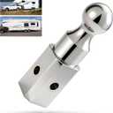 Gooseneck Hitch Ball 2-5/16", High Rise Gooseneck Ball, Chrome-Plated Finish, 30,000 lbs Trailer Hitches Hi-Rise Ball for B&W Trailer Hitches GNXA2050