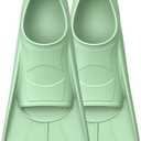 Swim Fins Short Floating Training Swimming Fins for Size S Ankle Width 2.9 Inch Rubber Flippers for Swimming Scuba Diving Snorkeling Watersports  Blue