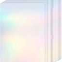 Clabby 36 Sheets Holographic Sticker Paper A4 Vinyl Holographic Laminate Sheets Self Adhesive Waterproof Transparent Film, 11.7 x 8.3 inches(Colorful)