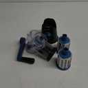 Geedel Rotary Cheese Grater, Kitchen Mandoline Vegetable Slicer with 3 Interchangeable Blades, Easy to Clean Rotary Grater Slicer for Fruit, Vegetables, Nuts (Black)