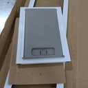 PetSafe Sliding Glass Pet Door - No-Cut DIY Install Doggy Door for Renters - Aluminum Frame - Adjustable Height 91 7/16" to 96" - Ideal for Medium Dogs Up to 40 lb - White