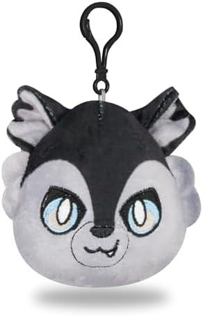 DUUGER MeeMeow Cat Plush Keychain Stuffed Animal Toy,Cute Decorative Plush Toy Accessory Fun Buddy For Kids Bag, Purse, Backpack, Handbag, 3 Pack