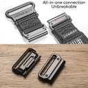 Compatible With Garmin Watch Band, Super Rugged Nylon Sports Strap With Woven Loop Design, For Fenix/Forerunner/Approach/MARQ/Quatix/D2 Series Tough Replacement Band For Men (20MM / Small (6.4'' to 7.4''), Black)