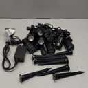 Pogestrand Low Voltage Landscape Lighting,8 Pack Outdoor LED Landscape Spotlights with Transformer 27V Garden Lights Pathway Lights IP65 Waterproof 3000K Warm White