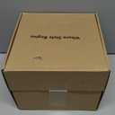 Clasin Home Jewelry Box with Glass Lid, 2 Layer Jewelry Organizer for Women, Solid Wooden Jewelry Box Display for Ring Earrings Necklace Bracelet, Pine Wood Jewelry Boxes Vintage Style for Gifts