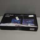 Large Desk Lamps for Home Office, 39.3" Architect Desk Lamp with Clamp, 24W Ultra Bright LED Desk Light Stepless Dimming Eye-Caring Office Desk Lamp for Study Work (Black)