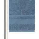 Standing Hand Towel Holder with Marble Base, 304 Stainless Steel Towel Rack, Countertop Stand Towel Ring for Bathroom (Brushed Nickel)