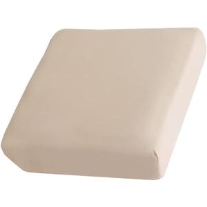 AURLOE Waterproof Sofa Slipcovers 1pc Stretch Couch Cover Furniture Protector with Elastic Suitable for Armchair, Loveseat,3&4 Seater Cushion Couch (1, Beige)