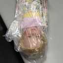 Toddler Girl -22 inch with Flamingo Plush and 3D Painted Skin Visible Veins and Soft Full Vinyl with Rooted Hair (Yellow)