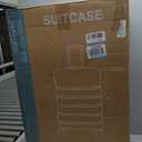 Sweetcrispy 28 Inch Checked Luggage, Suitcase with Spinner Wheels