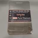 Titanium Cutting Board Set of 3, Titanium Cutting Boards for Kitchen, 100% Double-Sided Titanium Cutting Boards, Separate Raw and Cooked Food Areas, Non-Toxic, Dishwasher Safe 16"L x 10"W(S+M+L)