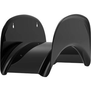 Gardzen Heavy Duty Hose Hanger Wall Mount, Hose Holder, Hook, Rack, Support for Outside, Black