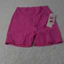 Sunzel Women's Invisible Butt Scrunch Shorts, High Waisted Biker Shorts, Gym Workout Yoga Running Shorts with Tummy Control (Medium, Hot Pink)