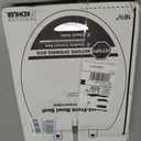 KOHLER 20111-0 Brevia, Slow Close Toilet Seat, Round Toilet Seat, Grip-Tight Bumpers Quick-Attach Hardware, White
