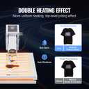 VEVOR Heat Press, 15x15 Heat Press Machine, Fast Heating, High Pressure Heat Press Machine for T-Shirt, Power Digital Industrial Sublimation Printer for Heat Transfer Vinyl, Easy to Use, White