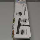 MR.SIGA Pet Hair Removal Rubber Broom with Built in Squeegee, 3 in 1 Floor Brush for Carpet, 61 inch Adjustable Handle, Includes 1 Microfiber Cloth for Floor Dusting