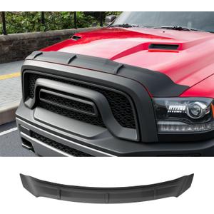 Hood Deflector Compatible with 2009 2010 2011 2012 2013 2014 2015 2016 2017 2018 Dodge Ram 1500 Hood Shield Protector Replacement for 2009-2018 Dodge Ram 1500 Accessories
