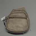 CHOLISS Anti Theft Small Sling Bag for Women and Men RFID Leather Crossbody Bags Fanny Pack Chest Bag Travel Purse Daypacks (Grey)