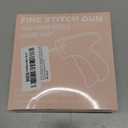 Stitch Gun for Clothes Handheld Stitch Gun Quick Clothing FixerSewing Kit Includes 1,000 Black Fasteners & 1,000 White Fasteners & 6 Needles (Pink)