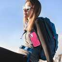 FNTCASE for iPhone 12 Magnet Case: Magnetic Dual Layer Protective Cell Phone Cover with Belt-Clip Holster | Military Grade Drop Proof Protection Durable Non Slip Textured Back Phonecase (Hot Pink)