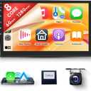 8 Core 6+128G Android Car Stereo for Audi A4 S4 RS4 2002-2007/Seat Exeo 2008-2012 Wireless Carplay Android Auto, 9'' Touch Screen Car Radio Bluetooth GPS Mirror Link WiFi FM DSP Backup Camera SWC