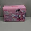 Doctor Kit for Toddlers Aged 3 4 5, Medical Pretend Play Set for Kids with Bag and Costume, Doctor Cart Toy for Girls Boys Birthday Gift (Pink)