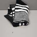 Tindbea Bathroom Rugs Set 2 Piece, Extra Soft and Absorbent Fluffy Striped Chenille Bath Mat Rug Set, Non Slip Bathroom Floor Mat, Machine Washable (20" x 32" Plus 16" x 24", Dark Gray)