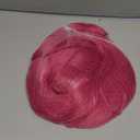 ELESTY Pink Synthetic Lace Front Wig Long Straight Pre Plucked Natural Hairline Synthetic Hair Wig Hot Pink Glueless Heat Resistant Fiber Hair Wig for Fashion Women