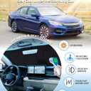 Sun Shade for Honda Accord 9th Gen 2013-2017 Windshield Sunshade fit Accord Accessories Front Window Cover Shield Car Sun Visor Screen Protector Block UV Ray Heat