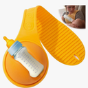 Baby Bottle Holder Hands Free, Hands Free Bottle Holder for Dad Anti-Shedding and Anti-Slip Suitable for Most Bottle Sizes-Free Hand Bottle Holder (Orange)