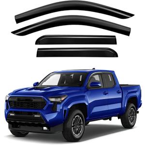 Window Visors Rain Guards Fit for Toyota Tacoma Crew/Double Cab 2024-2026