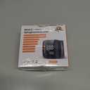 Wrist Blood Pressure Monitor with Led Touch Screen -Adjustable Wrist Blood Pressure Cuff from 5.1 inches to 9.3 inches,Rechargeable Wrist bp Monitor with 99x2 Reading Memory and Carrying Case (Orange)