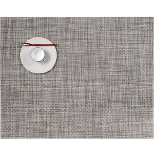 Chilewich Mini Basketweave Placemats, Woven Rectangle Placemats Set of 4, 14"x19"
