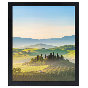 HUKONHEP 21x29 Black Picture Frames, Photos Frame with Plexiglass, Wall Gallery Photo Frames, Horizontal and Vertical for Wall Mounting, Home Office Decoration