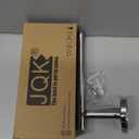 JQK Chrome Toilet Paper Holder, 5 Inch 304 Stainless Steel Thick 8mm Tissue Paper Dispenser for Bathroom, Hold Mega Rolls, Polished Chrome Wall Mount, TPH100-CH (Bar)