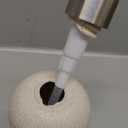 Lunestella Elegant Boho Beige Hand Soap Dispenser with Stainless Steel Pump, for Bathroom and Kitchen, Rust Proof, 7oz (Matte Silver)