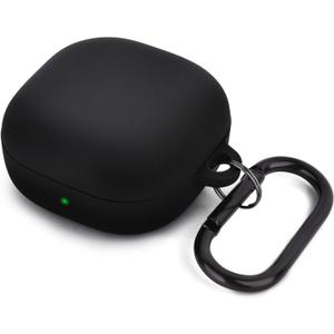 AIRSPO Silicone Case Compatible for Samsung Galaxy Buds 2 Pro/Galaxy Buds2/ Galaxy Buds Pro 2/ Galaxy Buds Live/Galaxy Buds FE Case (Black)