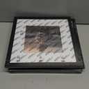 KINLINK 12x12 Picture Frame, Black Square Solid Wood Frames for Pictures 8x8 with Mat or 12x12 without Mat, Wall Display Photo Frames Black 4 Pack