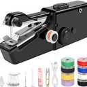 Handheld Electric Sewing Machine for Beginners Adult,Portable Handy Stitching Single Thread Sewing Machine Sewing Kit for Quick Clothes Repairs,Suitable for Home DIY