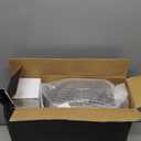 Nervure 175PCS Clear Purple Plastic Plates - Purple Party Plates Set for 25 Guests Include 25Dinner Plate, 25Dessert Plate, 25Cups, 75 Cutlery, 25Napkins Perfect for Wedding & Party & New Year