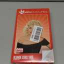 fun shack Blonde Bob Curly Wig, Platinum Short Curly Hair Wig for Women, Perfect for Parties and Events, One Size