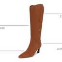 Naturalizer Womens Emily Knee High Boot (Brown, M) Size 7 1/2