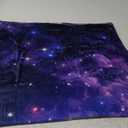 Galaxy Blanket Gifts for Boys Women Girls Birthday Christmas Valentine Presents Science Universe Outer Space Nebula Theme Decor Bedroom Living Room Couch Bed Sofa Soft Kids Adult Flannel Throw 60"x50"
