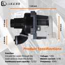 WDT780SAEM1 WDT720PADM0 W11032770 Dishwasher Circulation Pump Fit for whirl-pool kitchen-aid Dishwashers WDT720PADM1 WDT720PADM2 WDF750SAYM1 WDT790SAYM2 KDTE104ESS1 WDT780SAEM2 WDF750SAYM3 WDF560SAFM0