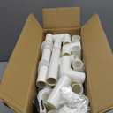 Trycooling Stuffed Animal Storage Zoo Holder Space Save Vertical PVC with Elastic Band and Net for Playroom Bedroom Nursery (White 1)