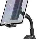 Yoke Mount for iPad, Gooseneck Aviation Pilot Tablet Holder, 360 Rotatable Airplane Yoke Tablet Mount with Sturdy Clamp, Compatible with iPad mini/Air/Pro, Galaxy tab, iPhone, 4-13" Device