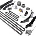 Timing Chain VVT Gear Solenoid Kit Replacement For 2011-2015 Chrysler 300 Jeep Grand Cherokee Dodge Ram 1500 3.6L Pentastar 916-958, 5184150AF, 5184370AI, 5184369AH, 5184352AF