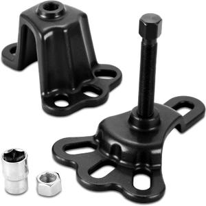 DASBET Universal Front Wheel Hub Puller Set for 3-3/4'' to 4-1/2'', Rear Axle Puller Kit for 4-1/2'' to 5-1/2'' IDs, Flange Type Axle Remover Tool with 5/8'' x 18 Forcing Bolt